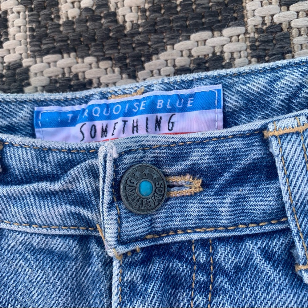 *SOLD* Vintage 90’s Japanese Jeans | High Waisted | Something by Edwin - Picture 2 of 12